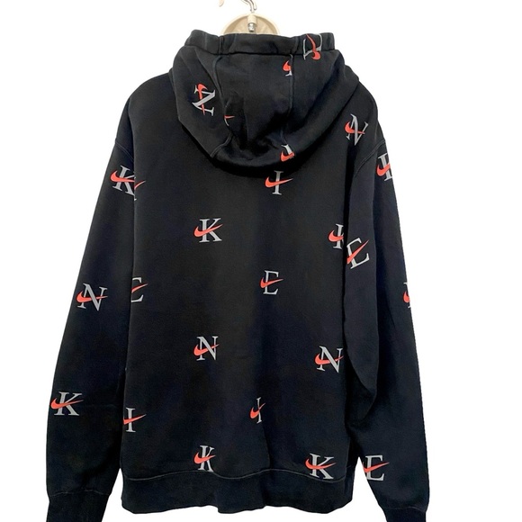 Nike Y2K AOP All Over Swoosh Print Hoodie - Picture 4 of 8